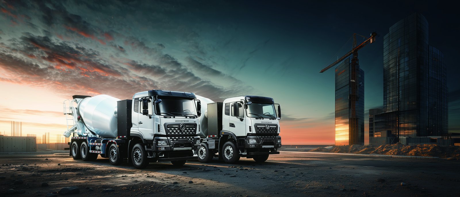 Dongfeng electric concrete mixer truck