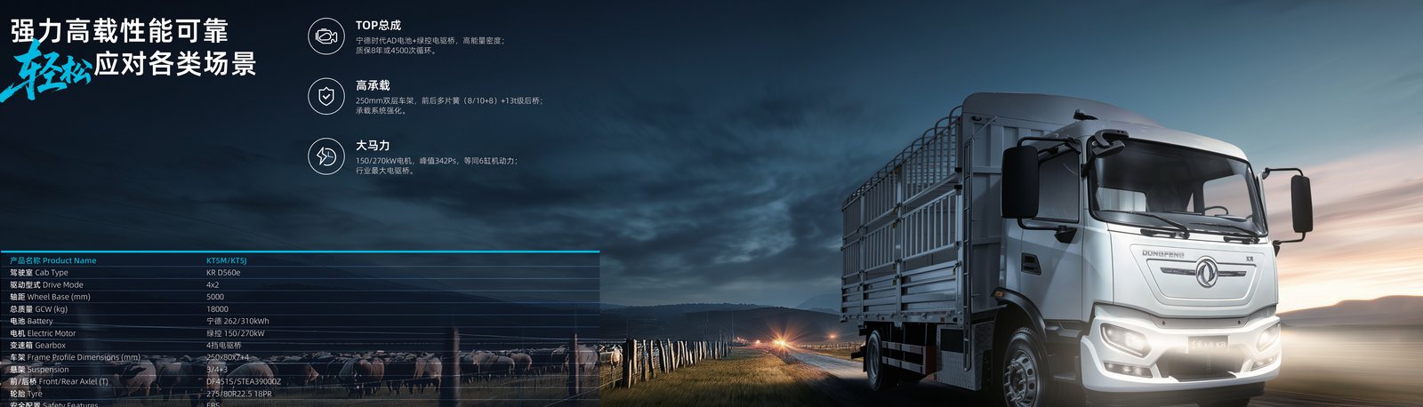 Dongfeng EV truck battery pack with liquid thermal management — electric truck heat engineering explained